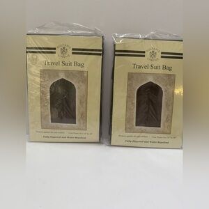 New TRAVEL SUIT BAGS (2) by Sultans Linens